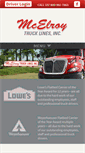 Mobile Screenshot of mcelroytrucklines.com